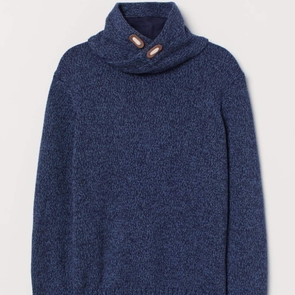 H&M Boys Chimney-collar Sweater sz 8-10y